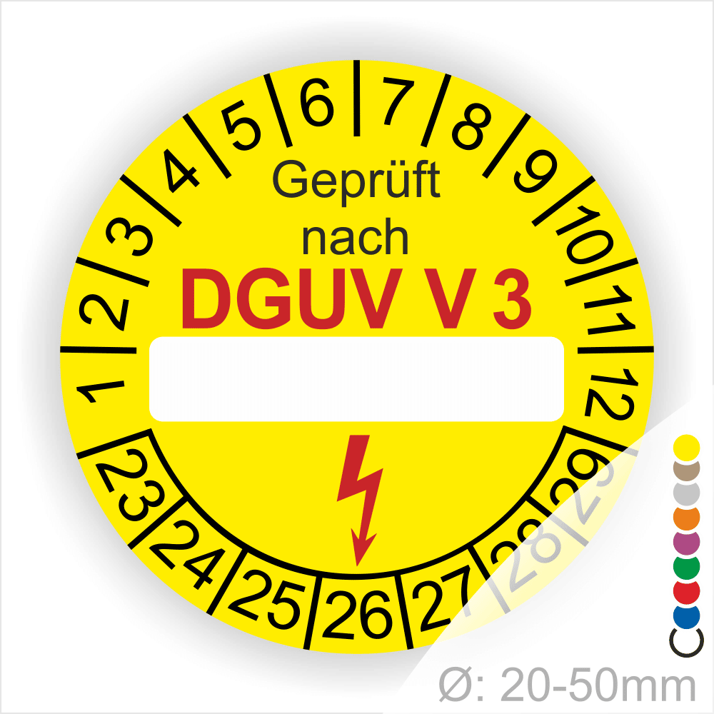 Dguv V3 Prufung Lollar.httpswww.printengel.dewp contentuploads202108DGUV V3 Pruefung Startjahr 23 DGUV0006 gelb